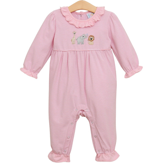*PRE ORDER* JellyBean by Smock Candy Zoo Crew Ruffle Romper