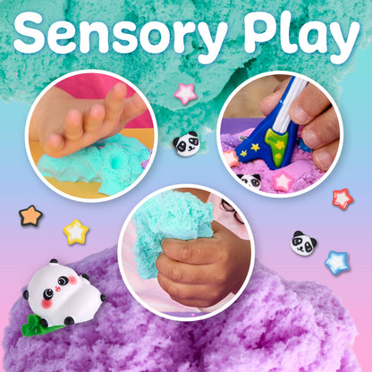 Sensory Mini Play Kit Jar with Cloud Clay: Panda Theme