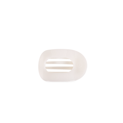 Coconut White | Tiny | Flat Round Clip