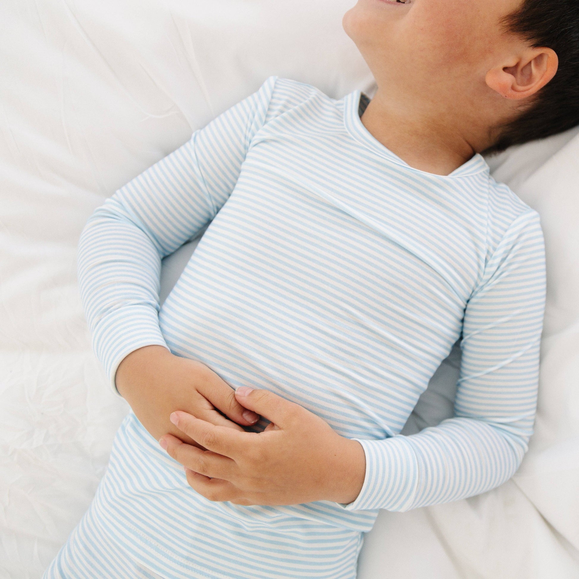 Seaside Stripe Bamboo Toddler Pajama Set: 2T - Persnickety Shop