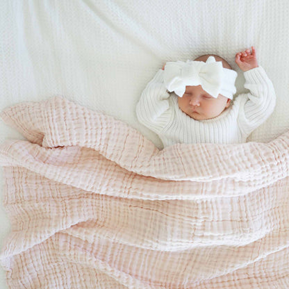 Organic Cotton Gauze Swaddle Blankets: Primrose - Persnickety Shop
