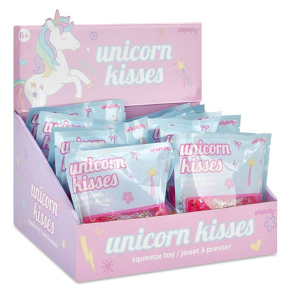 Unicorn Kisses Squeeze Toy PDQ - 12 pieces