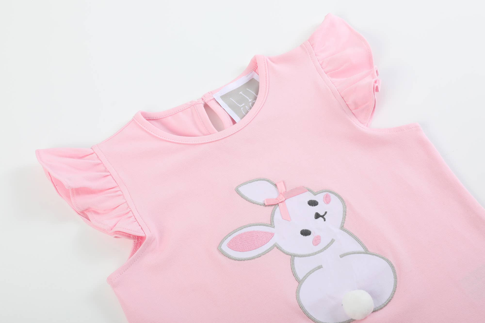 Pink Bunny T-Shirt and Shorts Set: 4T