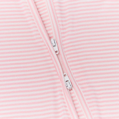Peony Stripe Bamboo Sleeper: 3-6M - Persnickety Shop
