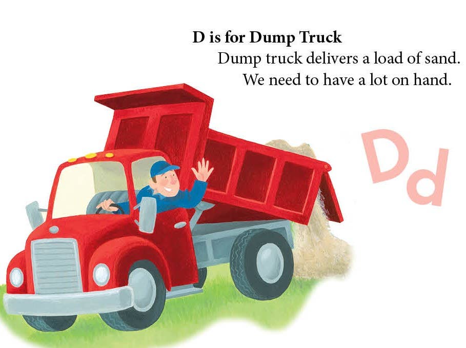 D is for Dump Truck Board Book - Persnickety Shop