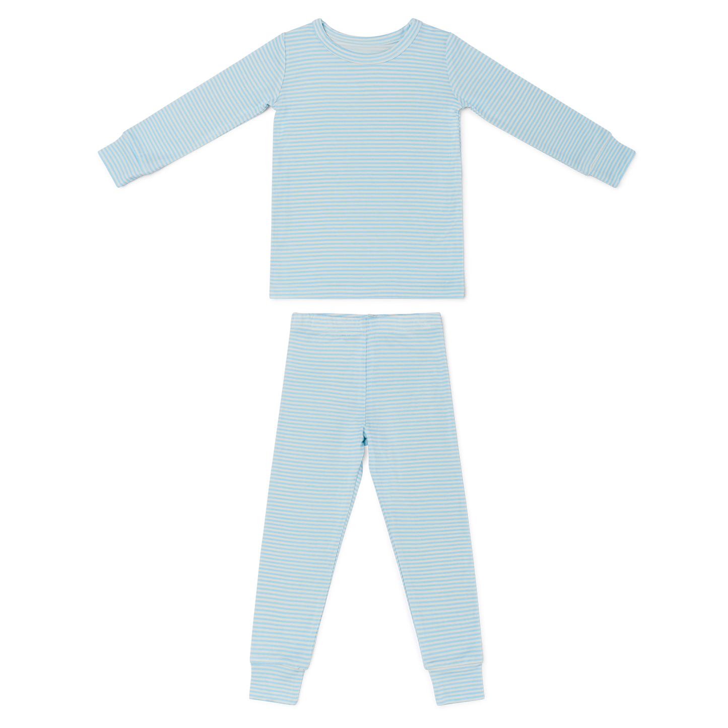 Seaside Stripe Bamboo Toddler Pajama Set: 2T - Persnickety Shop