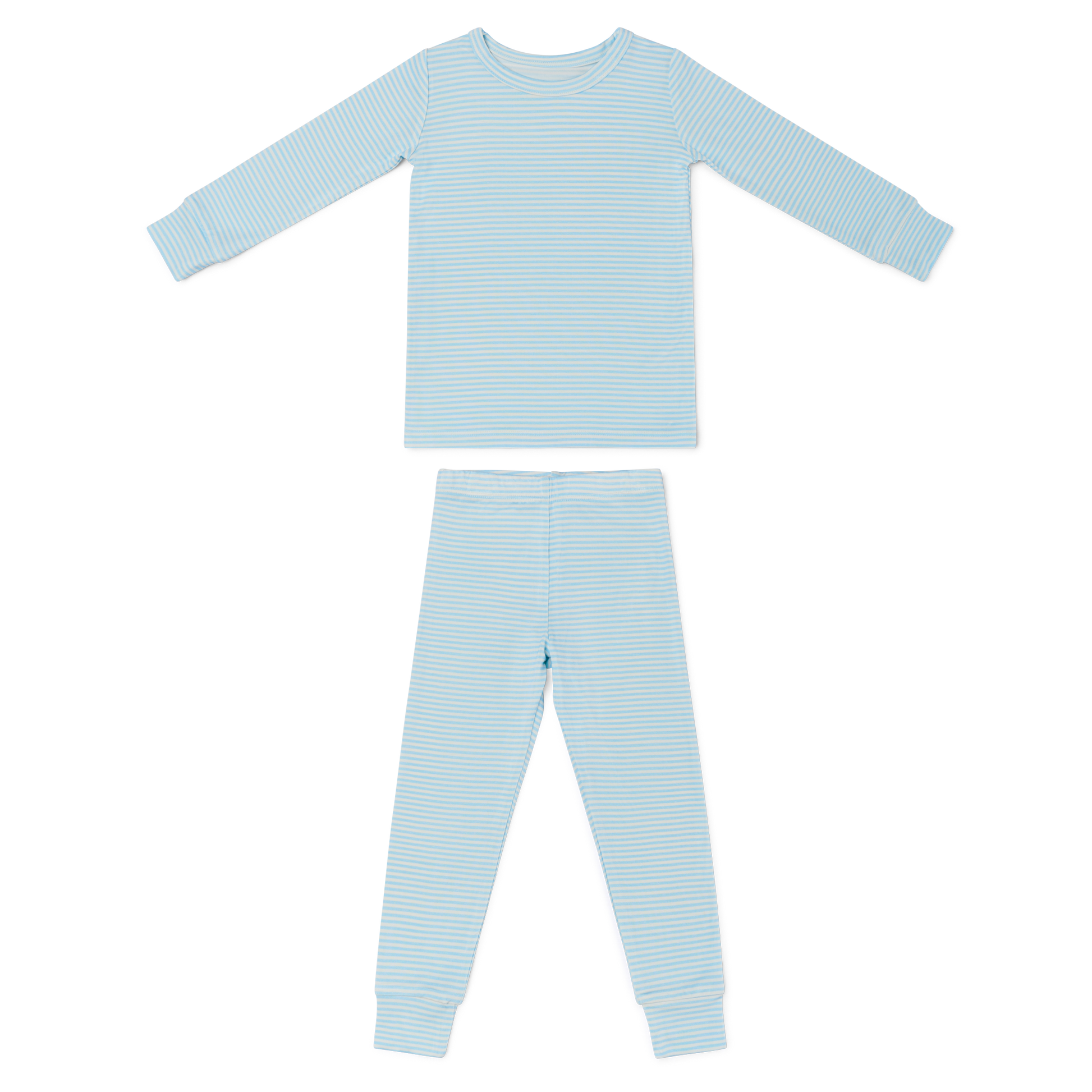 Seaside Stripe Bamboo Toddler Pajama Set: 2T - Persnickety Shop