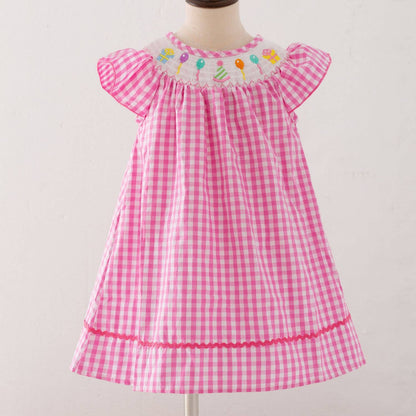 Party Smocked Girls Dress Birthday - Persnickety Shop