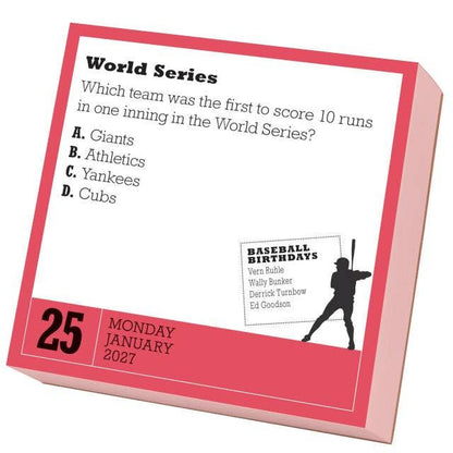 A Year of Baseball Trivia! Page-A-Day® Calendar 2027