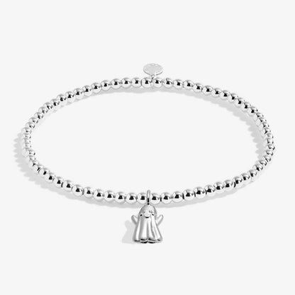 PREORDER A Littles & Co. Kids' Halloween 'Spook-Tacular' Bracelet And Hair Clip Gift Set In Silver Plating