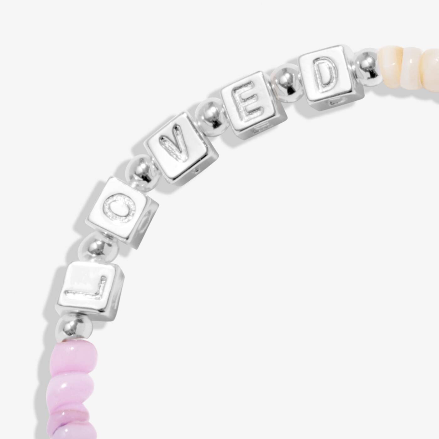PREORDER A Littles & Co. Kids' Happy Little Moments 'Lovely Daughter' Bracelet In Silver Plating