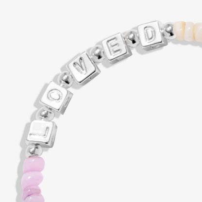 PREORDER A Littles & Co. Kids' Happy Little Moments 'Lovely Daughter' Bracelet In Silver Plating