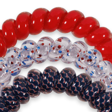 Teleties Atlanta Braves Small Hair Ties - Persnickety Shop