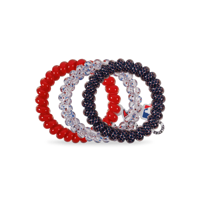 Teleties Atlanta Braves Small Hair Ties - Persnickety Shop