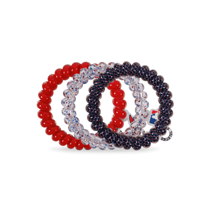 Teleties Atlanta Braves Small Hair Ties - Persnickety Shop