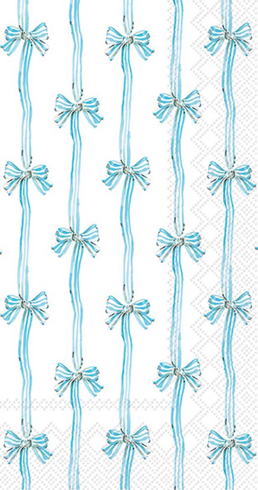 Paper Guest Towel Pack of 16 Baby Toile Blue