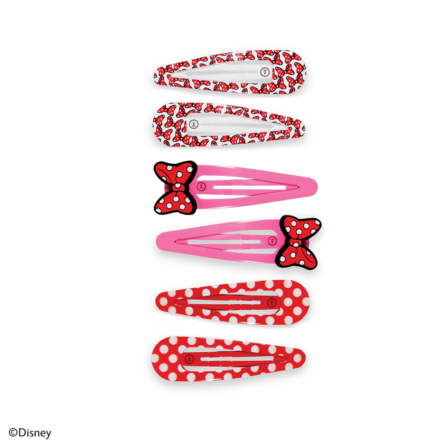 Minnie Mouse Snap Clip (6ct)