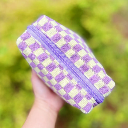 Check Yourself Cosmetic Bag: Lavender