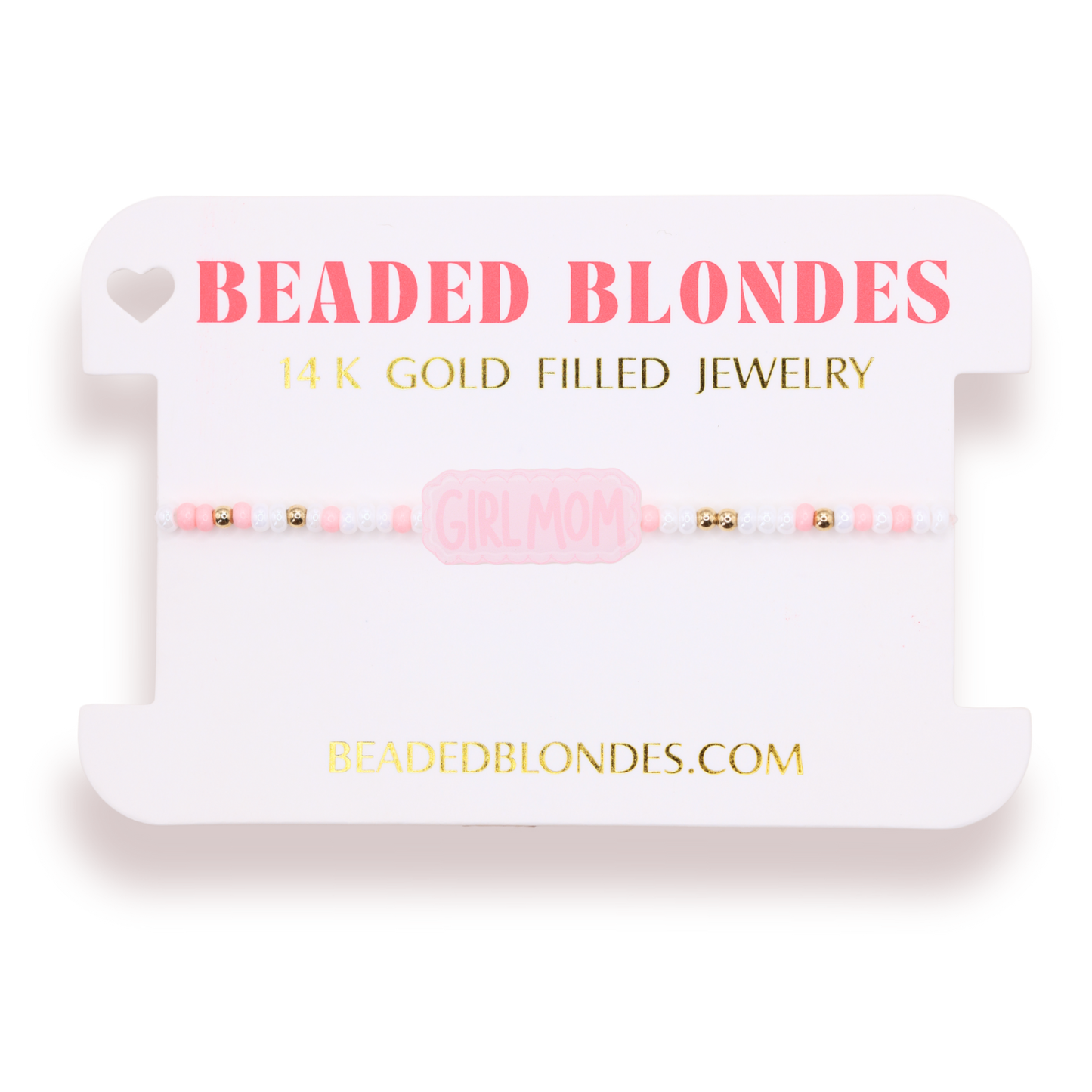 Girl Mom Bracelet on Color: Standard 6.75 Inch