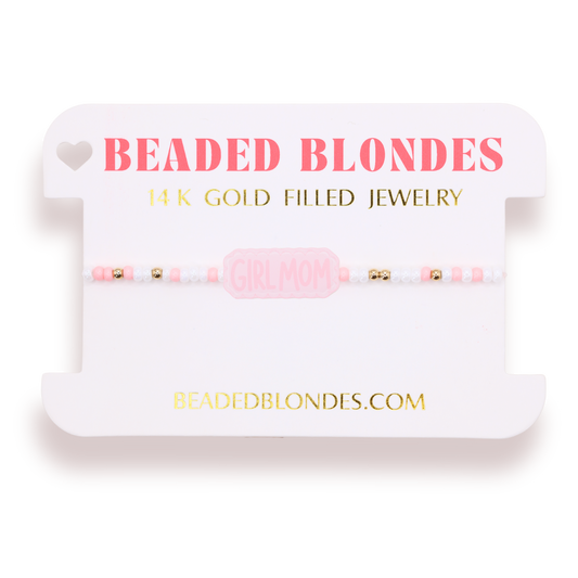 Girl Mom Bracelet on Color: Standard 6.75 Inch