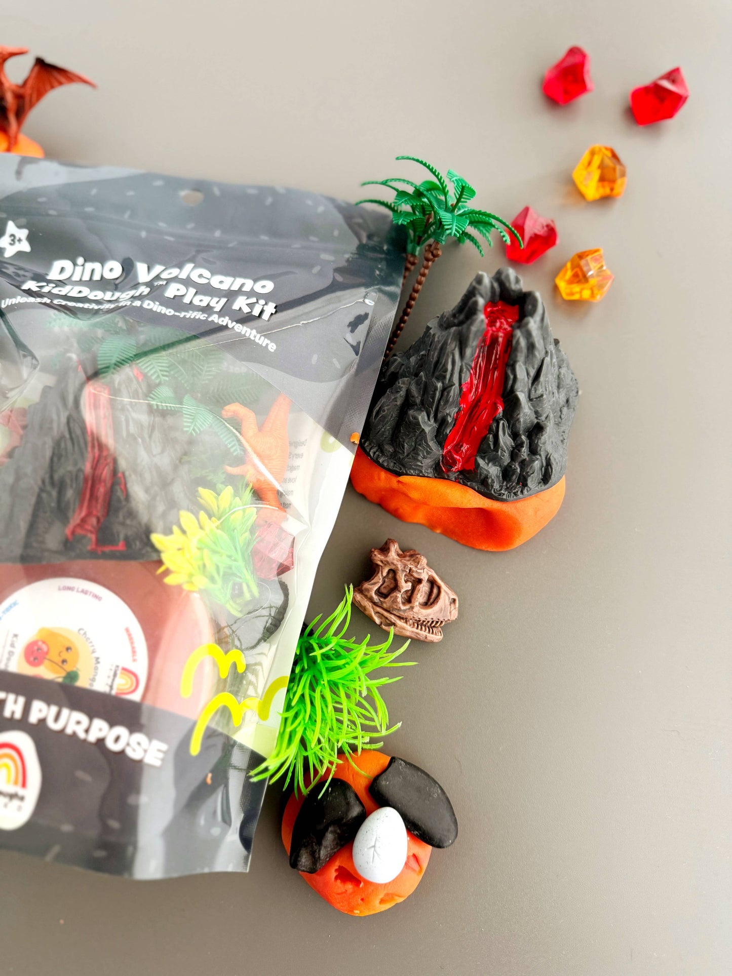 Dino Volcano KidDough Play Kit - Persnickety Shop