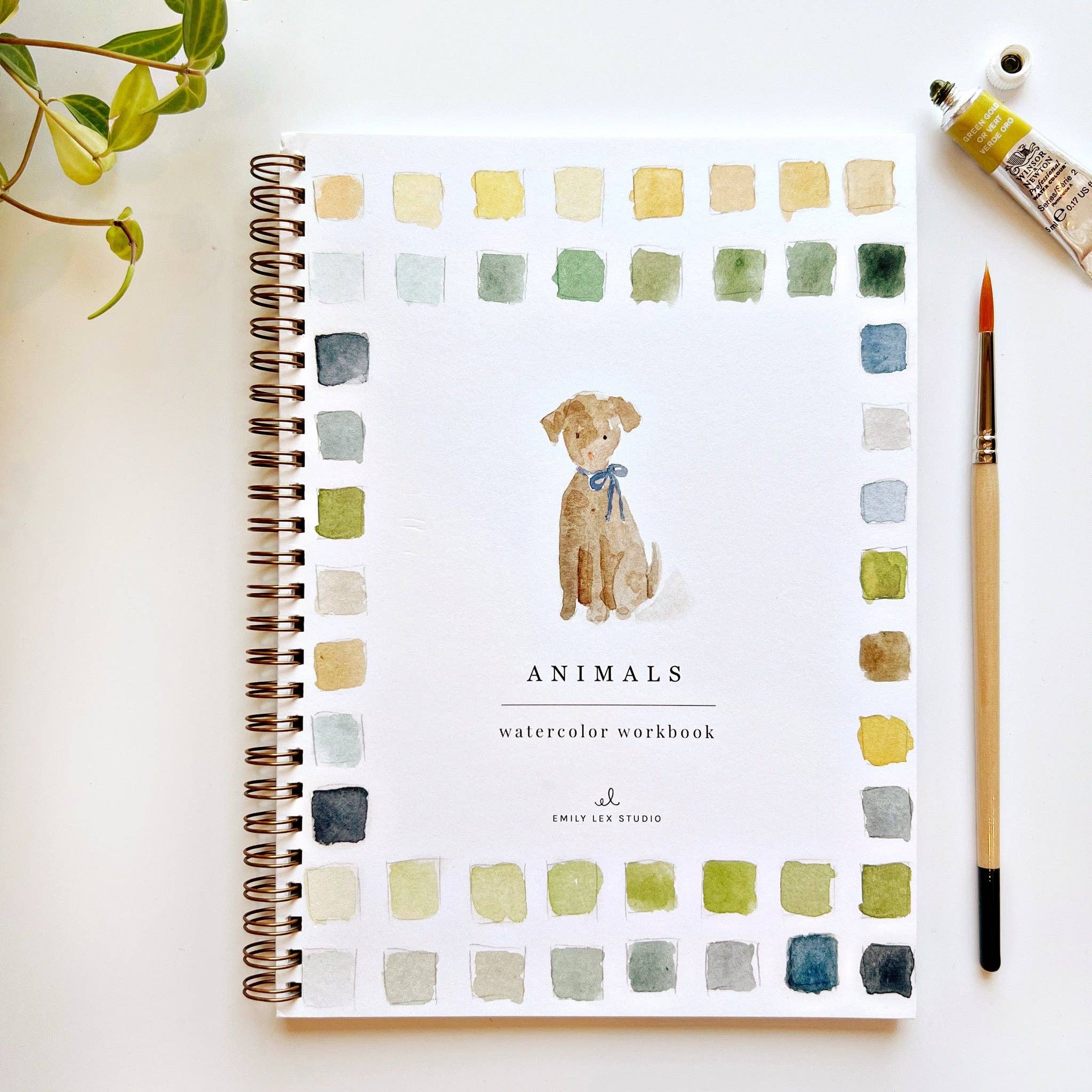 Animals watercolor workbook - Persnickety Shop