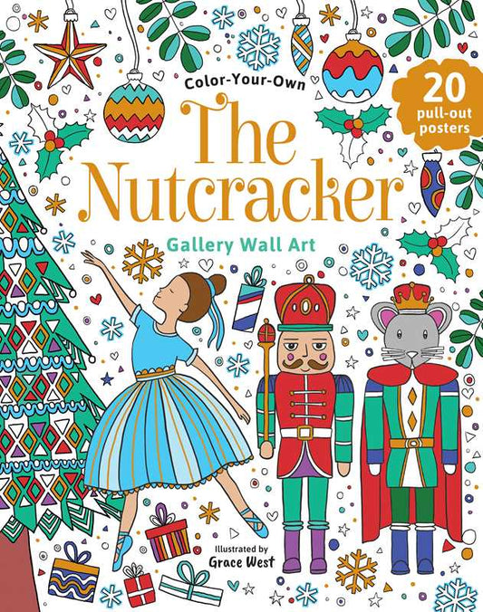 Nutcracker: Coloring Book by: Paperback; 40 pages / English - Persnickety Shop