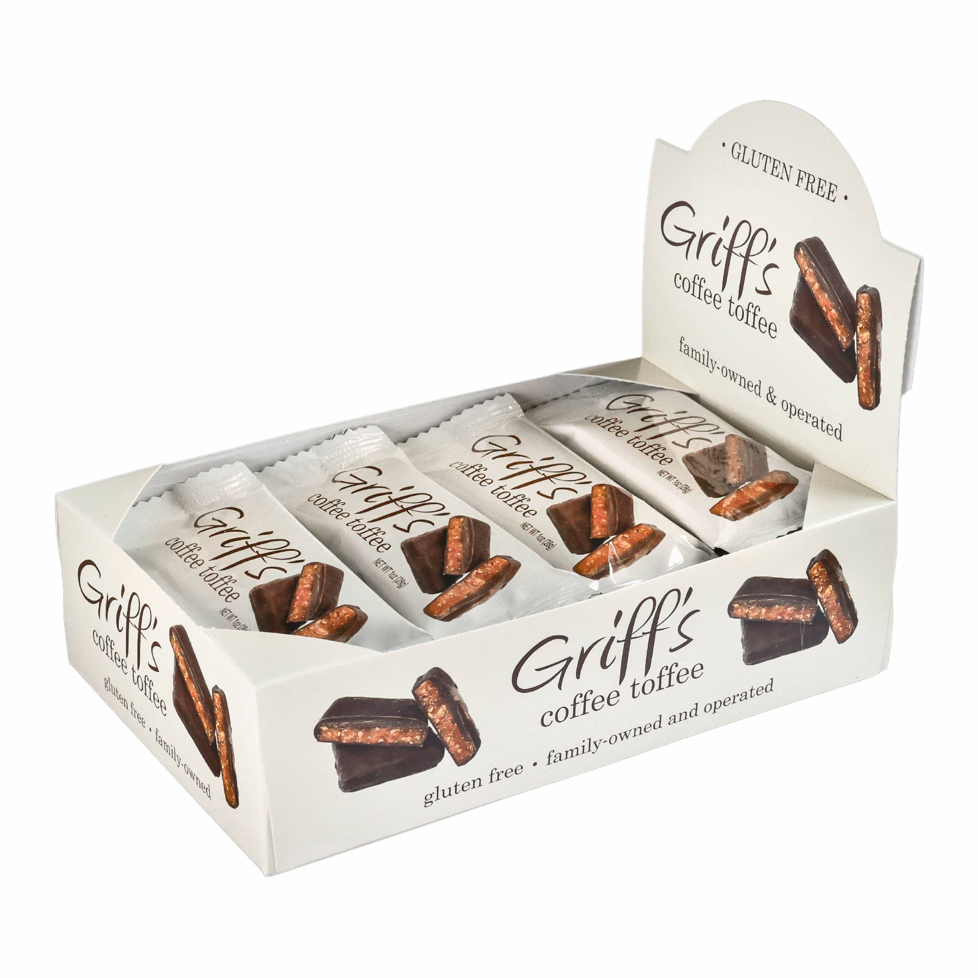 Griff's Coffee Toffee - 1oz Dark Chocolate Toffee - Persnickety Shop