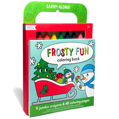 Ooly Carry-Along Coloring Book Set - Frosty Fun