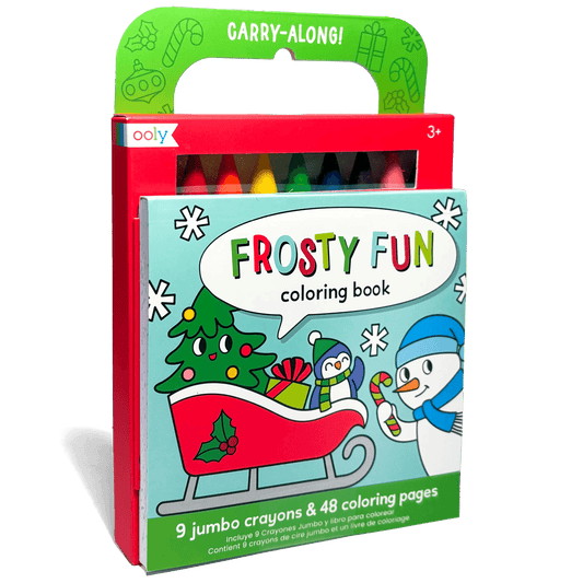 Ooly Carry-Along Coloring Book Set - Frosty Fun