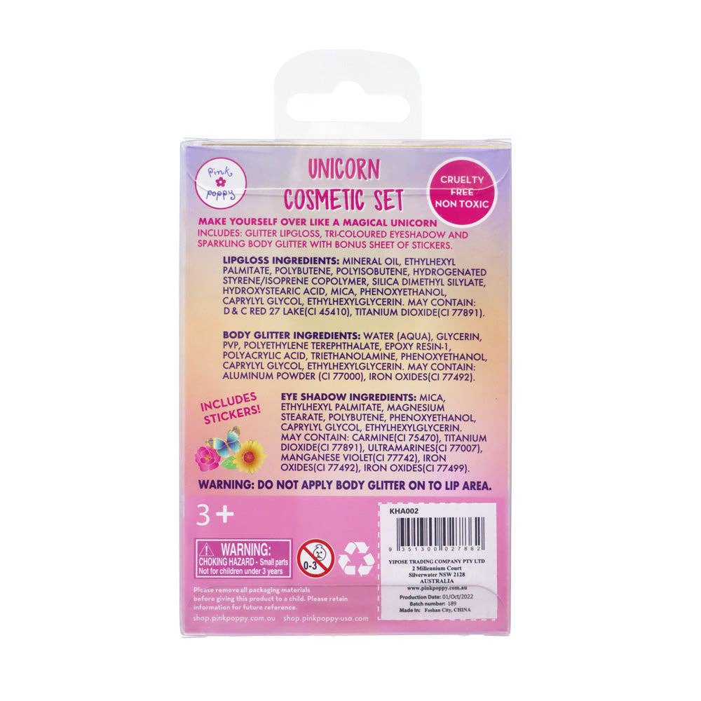Unicorn Butterfly Cosmetic Set | Pack of 4