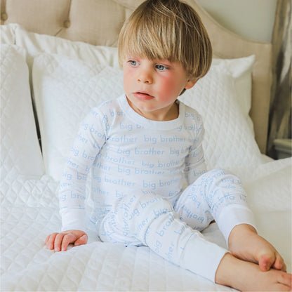 Magnolia Baby Big Brother Print Long Pajamas - Persnickety Shop