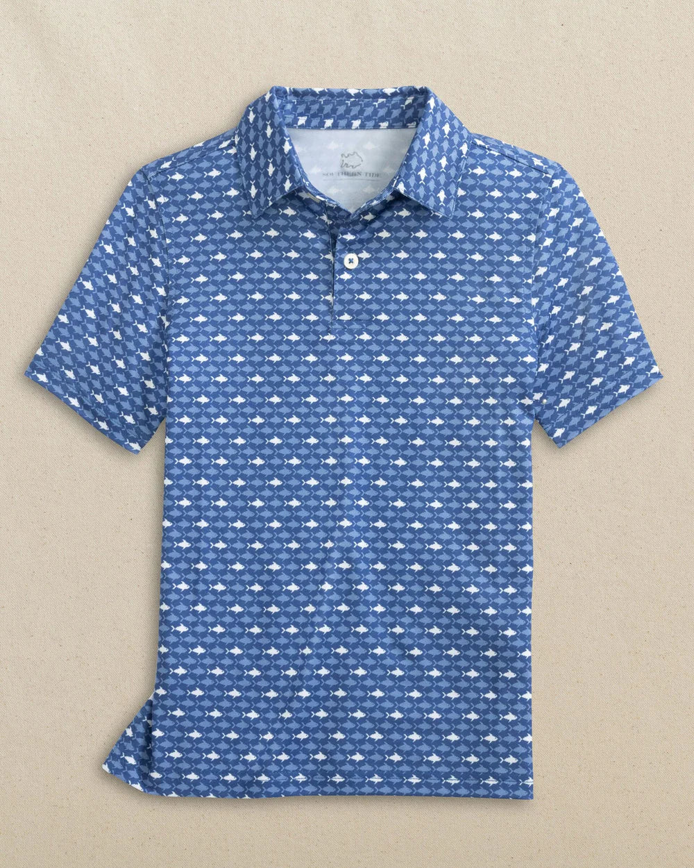 Southern Tide Boys Driver Fintastic Frenzy Performance Polo - Persnickety Shop