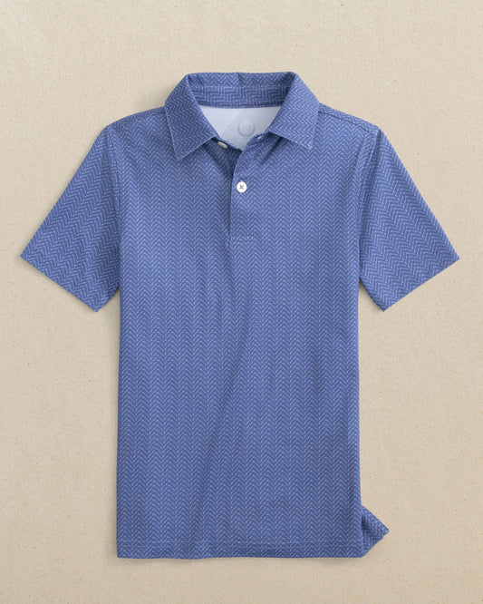 Southern Tide Boys Driver Raise The Par Printed Performance Polo - Persnickety Shop