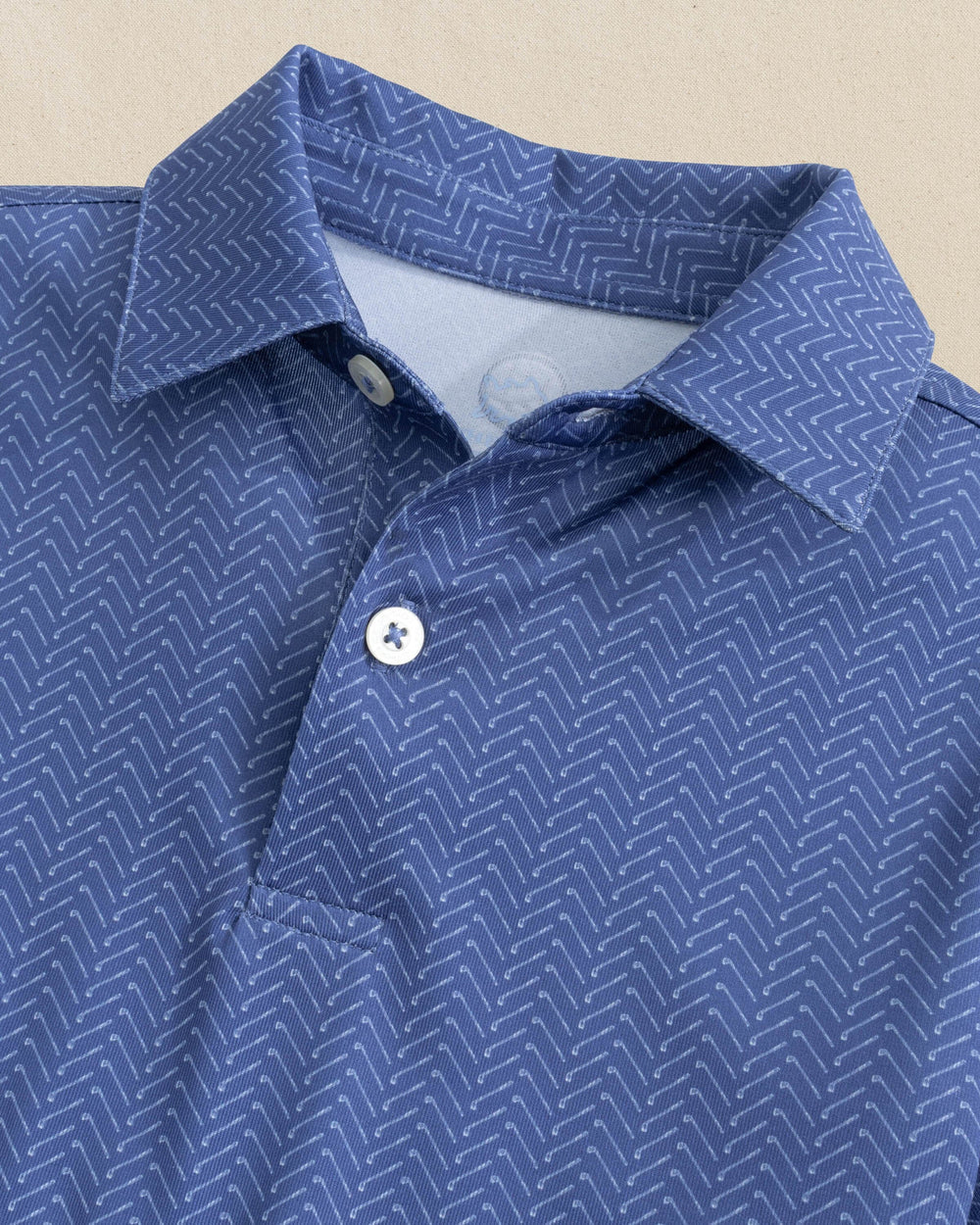 Southern Tide Boys Driver Raise The Par Printed Performance Polo - Persnickety Shop