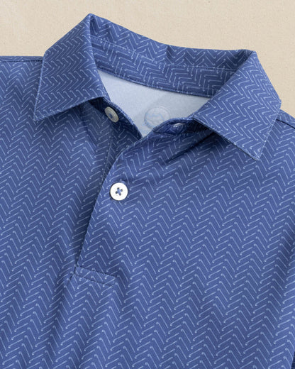 Southern Tide Boys Driver Raise The Par Printed Performance Polo - Persnickety Shop