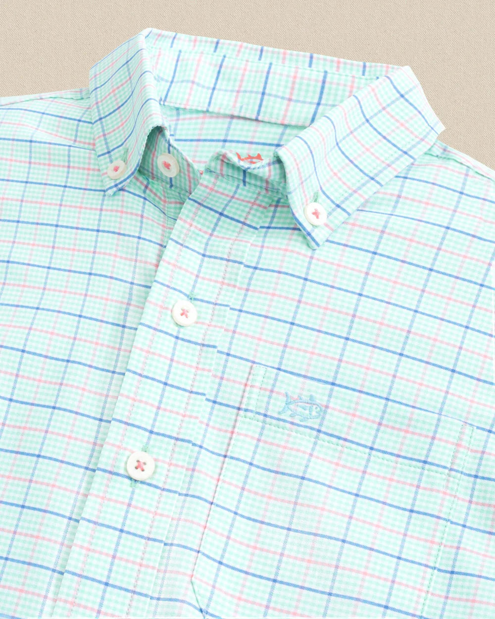 Southern Tide Boys Edisto Island Plaid Coastal Breeze® Sport Shirt - Persnickety Shop