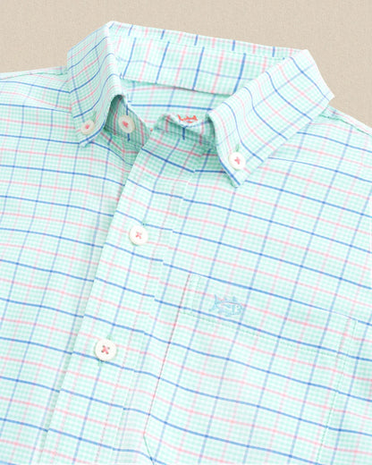 Southern Tide Boys Edisto Island Plaid Coastal Breeze® Sport Shirt - Persnickety Shop