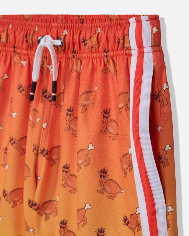 Goat Boys Wings AOP Mesh Shorts Cherry Tomato