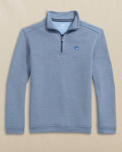 Southern Tide Boys Sandy Cove Quarter Zip Nautical Blue