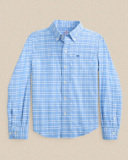 Southern Tide Boys South Beach Plaid Coastal Breeze® Sport Shirt - Persnickety Shop
