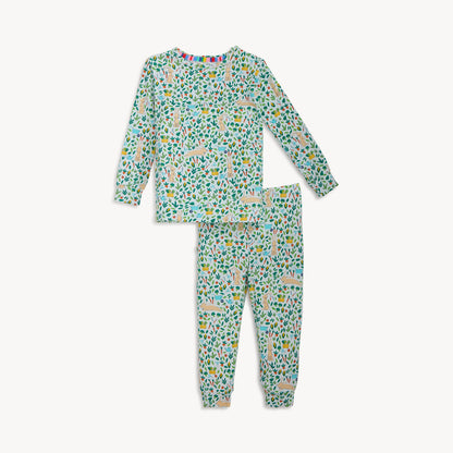MAGNETIC ME Bunny Garden Modal Magnetic Long Sleeve Pant Pajama - Persnickety Shop