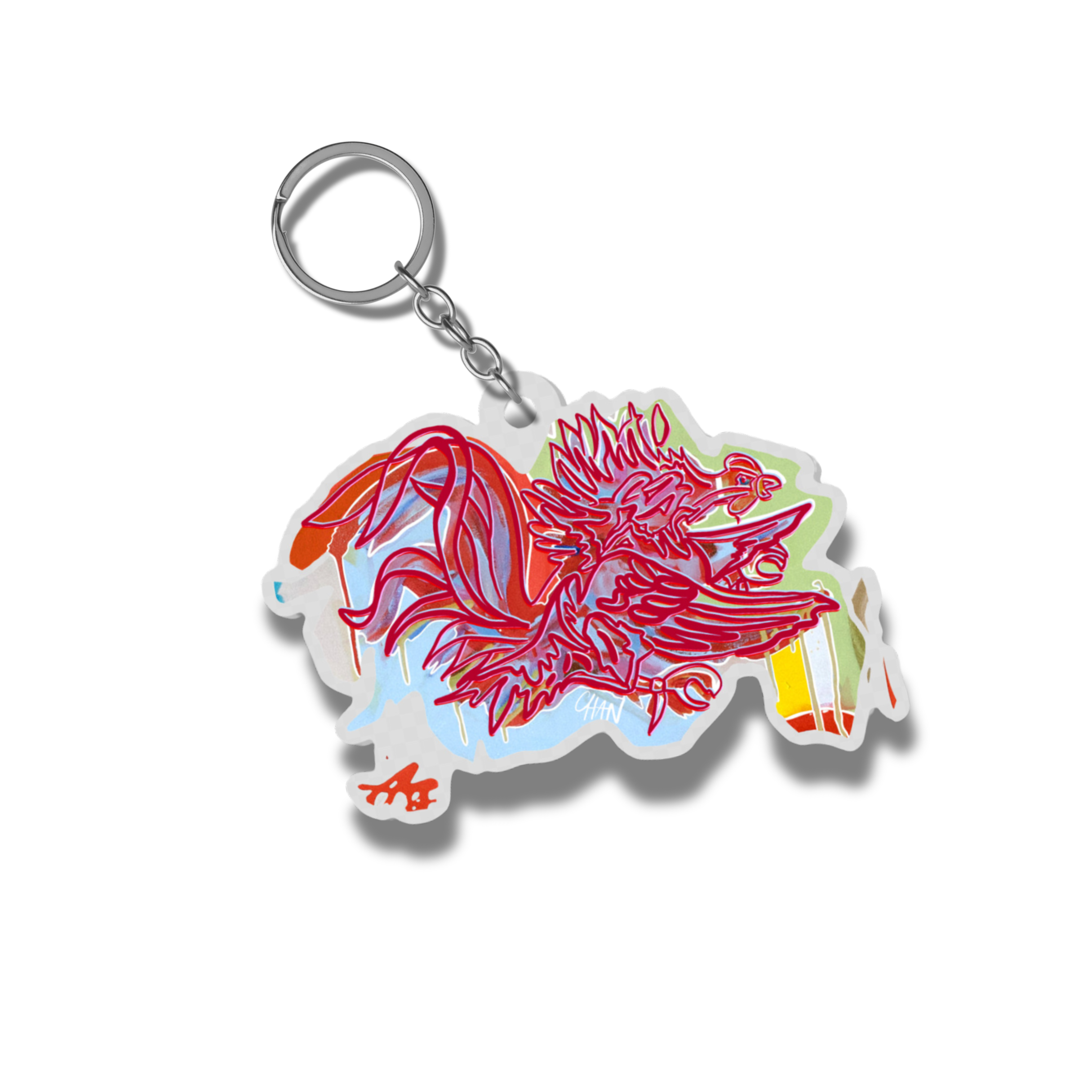 Carolina Gamecock Keychain - Persnickety Shop