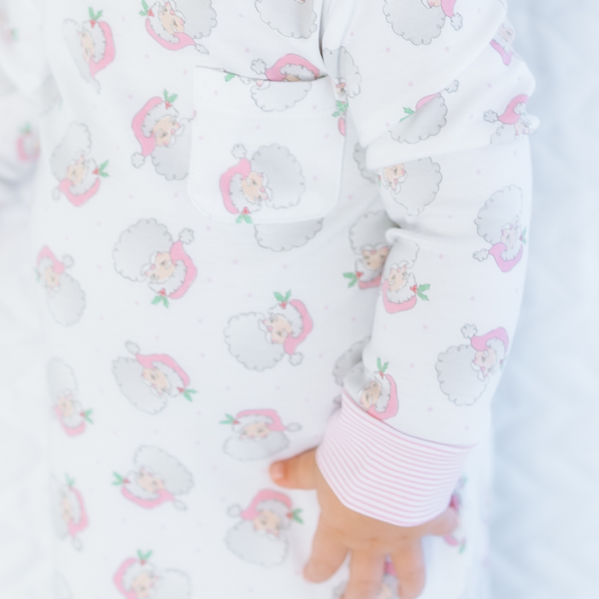 Santa Baby Long Sleeve Nightdress - Pink: 2T - Persnickety Shop