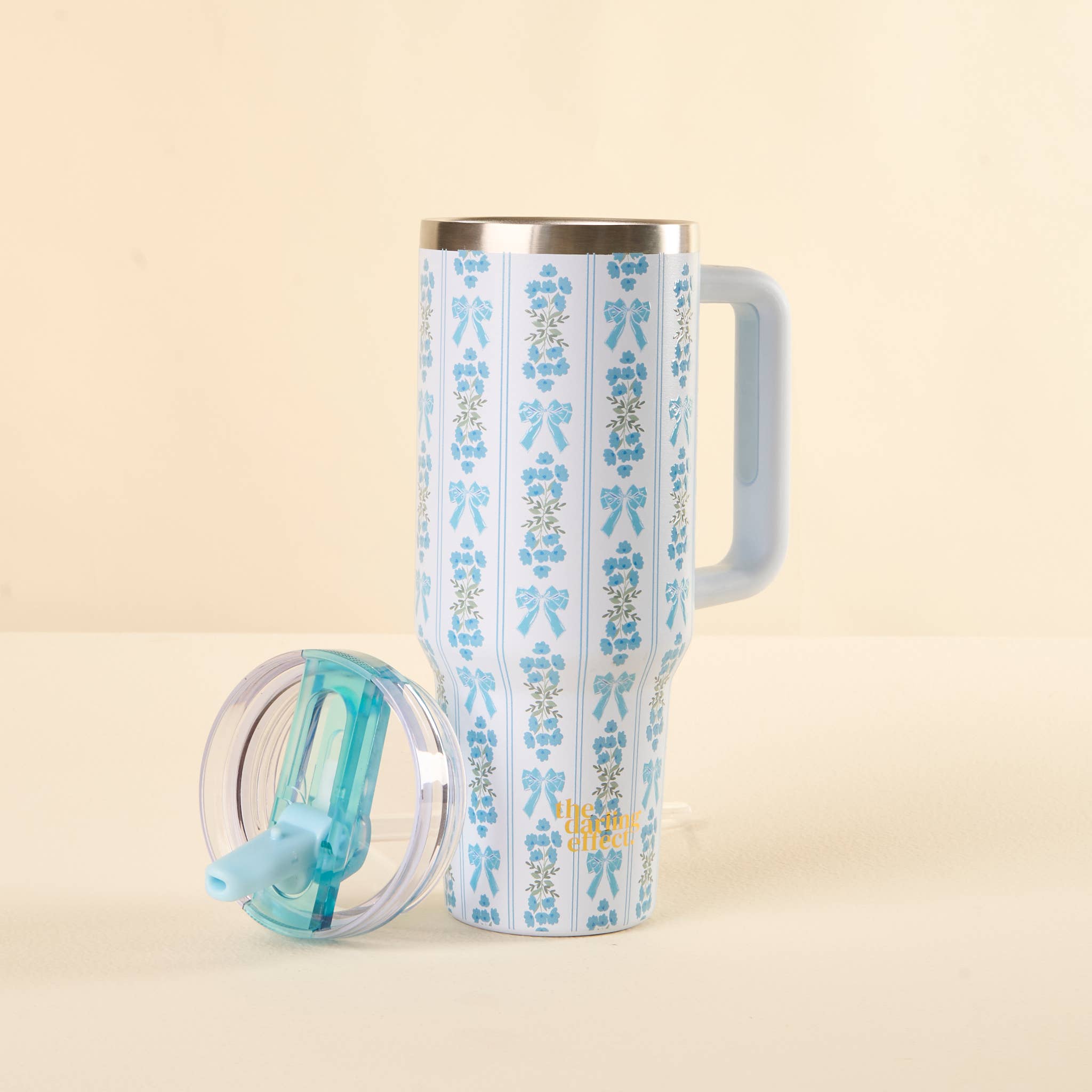 40 oz Lifestyle Flip Straw Tumbler-Oh So Fancy Blue