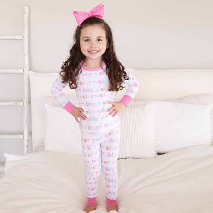 Big Sister Two Piece Pajama Set: 4T - Persnickety Shop