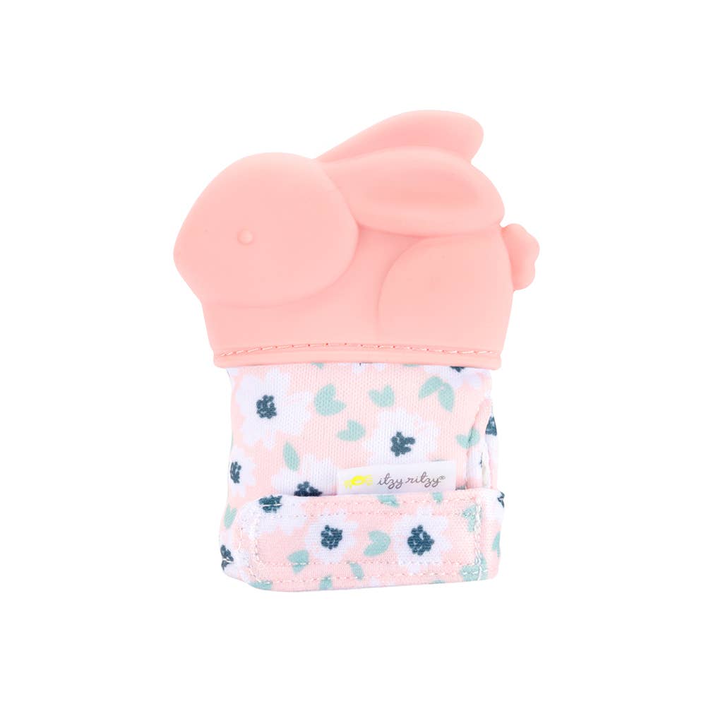 *NEW OPTION* Itzy Mitt™ Silicone Teething Mitts: Bunny - Persnickety Shop
