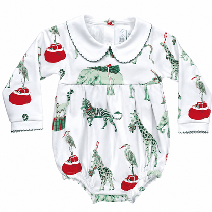 *PRE-ORDER* Heyward House LS Unisex  Bubble- Christmas Safari