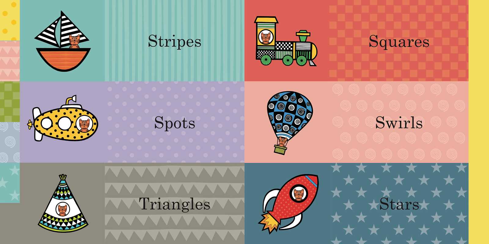 Jane Foster's Stripy Tiger Pattern Book by Jane Foster: Board Books; 16 pages / English - Persnickety Shop