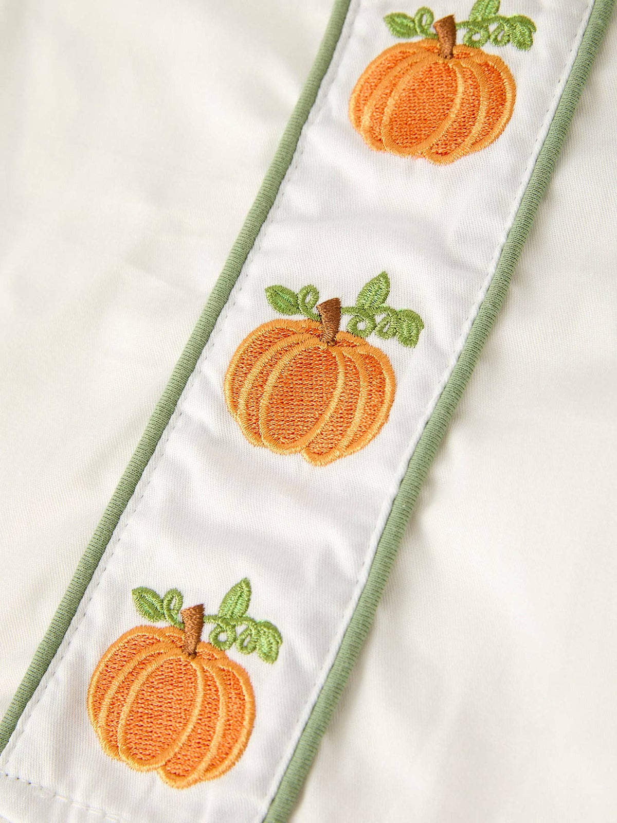 Fall Halloween & Thanksgiving Applique Plaid Boys Bloomers Romper Set: 18M